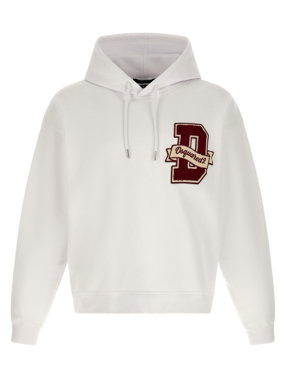 Толстовка DSQUARED2 Logo patch hoodie (S74GU0978D25031100) #1
