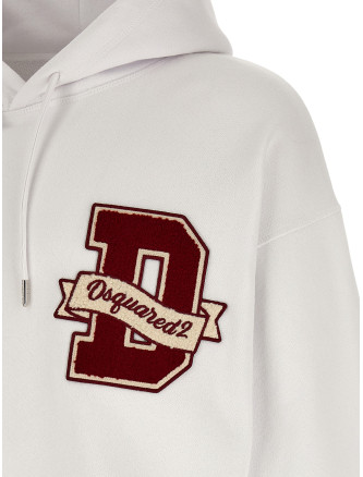 Толстовка DSQUARED2 Logo patch hoodie (S74GU0978D25031100) #