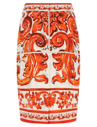 Миди DOLCE & GABBANA 'Maiolica' (F4C2CTGDDRJS9000) #