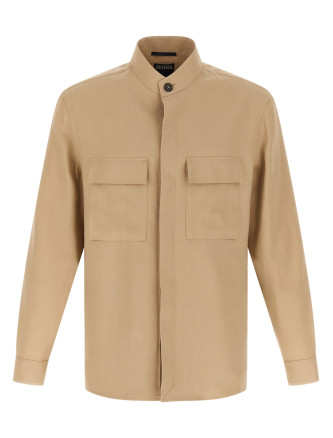 Рубашка, блузка ZEGNA 'Oasi Lino'
