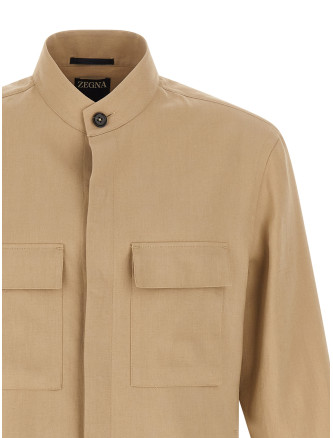 Рубашка, блузка ZEGNA 'Oasi Lino' (UHV71A3SOT54272) #