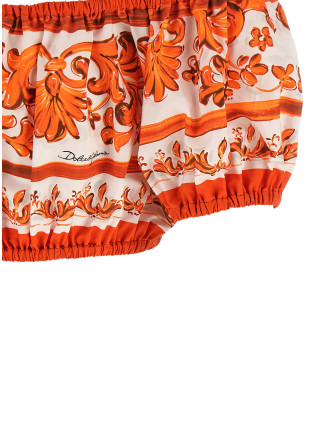 Повседневный топ DOLCE & GABBANA 'Maiolica' (F755RTGDDRLS9000) #