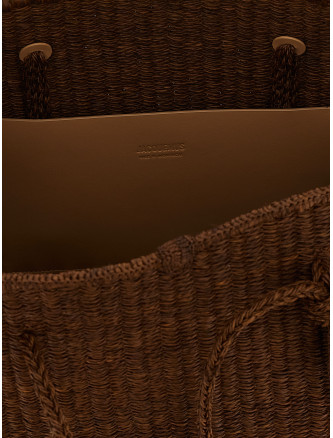 Сумка-тоут JACQUEMUS 'Le Grand Turismo Raphia' (26EBAU00427BW00513830) #