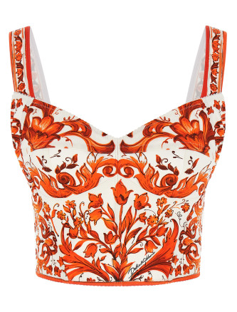 Повседневный топ DOLCE & GABBANA 'Maiolica'