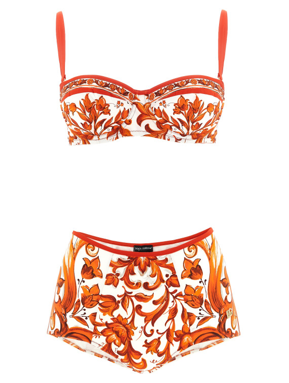Пляжная одежда DOLCE & GABBANA 'Maiolica' (O8A27JONO19ID3TN) #1