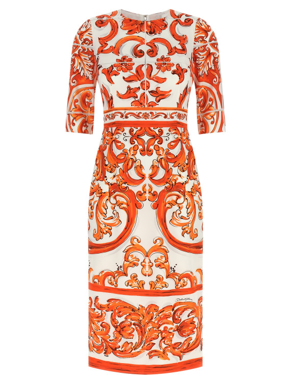Миди DOLCE & GABBANA 'Maiolica' (F6EAJTGDDRJS9000) #1