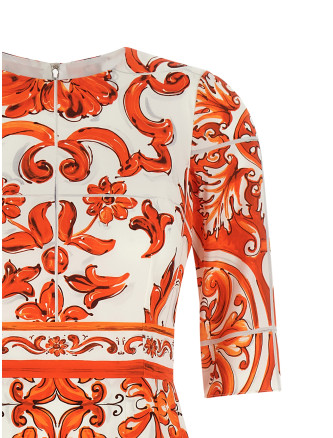 Миди DOLCE & GABBANA 'Maiolica' (F6EAJTGDDRJS9000) #