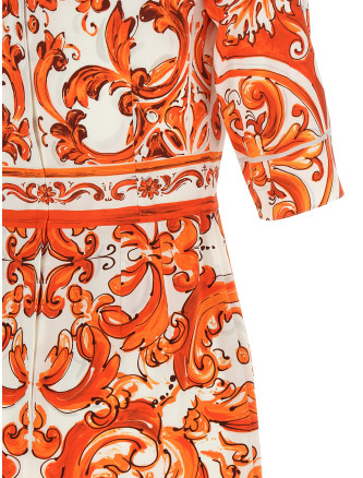 Миди DOLCE & GABBANA 'Maiolica' (F6EAJTGDDRJS9000) #