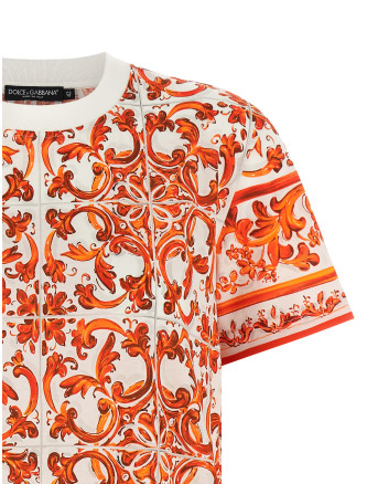 Футболка DOLCE & GABBANA 'Maiolica' (F8V42TGDDT6S9000) #