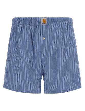 Striped cotton boxer shorts