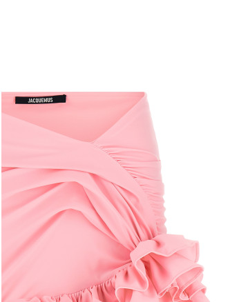 Макси JACQUEMUS 'La Mini Jupe Playa' (26ESKW00680AW00096430) #