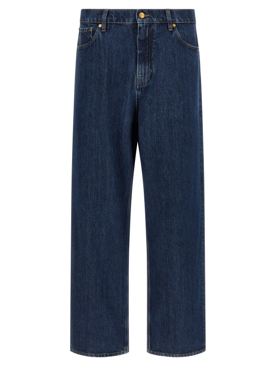 Джинсы JIL SANDER Straight leg jeans (J22KA0357J45324476) #1