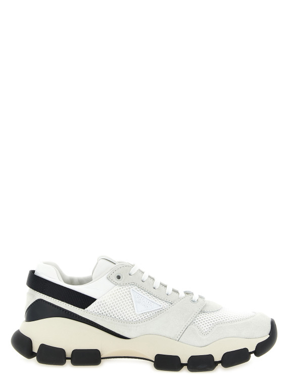 Кроссовки PRADA Mesh and suede sneakers (1E506OF0453KU1F0009) #1