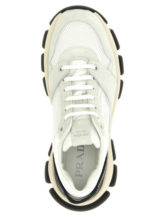 Кроссовки PRADA Mesh and suede sneakers (1E506OF0453KU1F0009) #