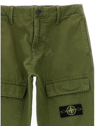 Брюки STONE ISLAND JUNIOR Canvas cargo pants (L2S163100001S0104V015G) #
