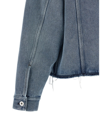 Джинсовая куртка MIU Suede collar blouson (GWB313SOOO196YF0013) #