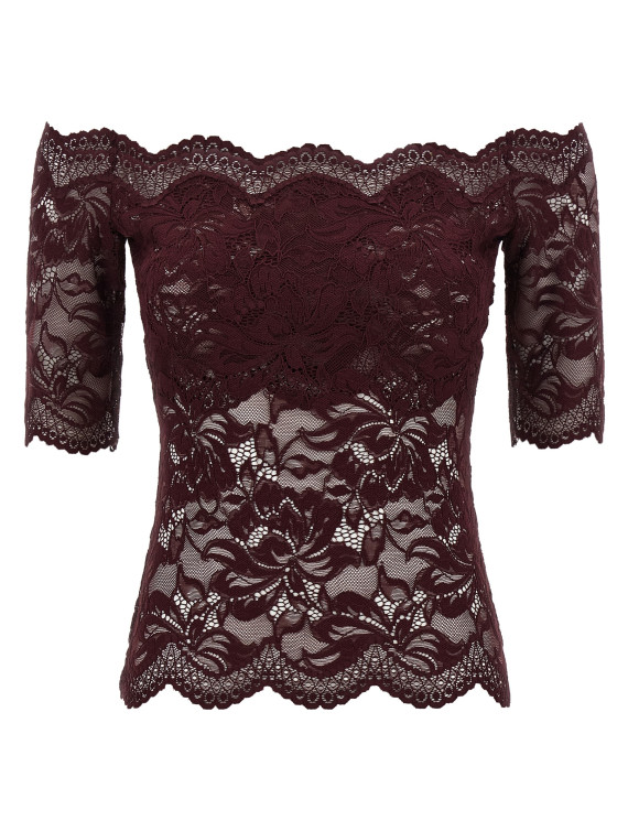 Повседневный топ PACO RABANNE Lace top (26AJTO697PA0170P534) #1