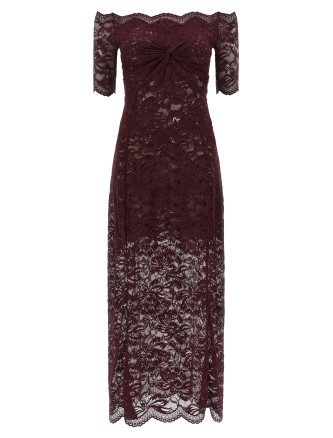 Миди PACO RABANNE Lace dress