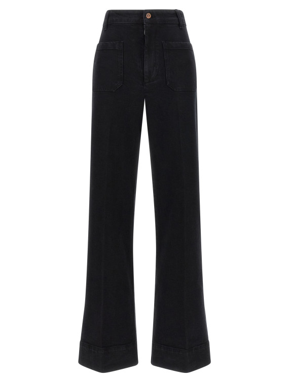 Джинсы VICTORIA BECKHAM 'Alina' (1226DJE007252JSWASHEDBLACK) #1