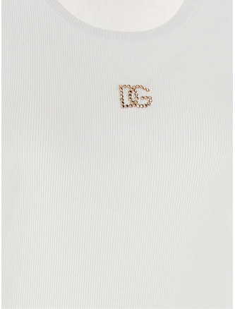Повседневный топ DOLCE & GABBANA 'DG' (F8V40ZGDDL8W0800) #