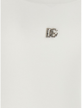 Повседневный топ DOLCE & GABBANA 'DG' (F8K97ZG7B6ZW0800) #