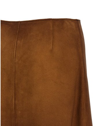 Макси MIU Suede skirt (MPD859SOOO19QLF0046) #