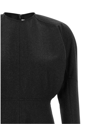 'Dolman' dress (1124WDR005231FDARKGREYMELANGE) #