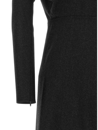 'Dolman' dress (1124WDR005231FDARKGREYMELANGE) #