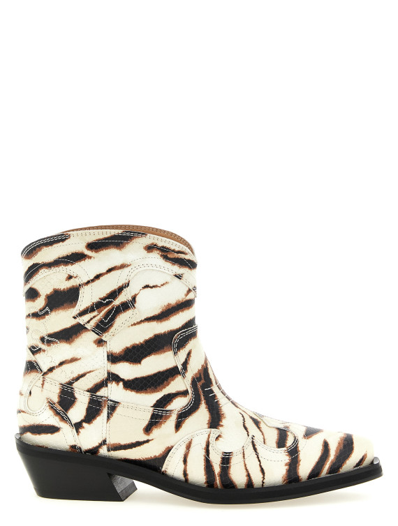Техасские ботинки GANNI Western ankle boots (D1010003135) #1