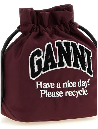 Ручная сумка GANNI 'Ganni Logo' (B301035208H) #
