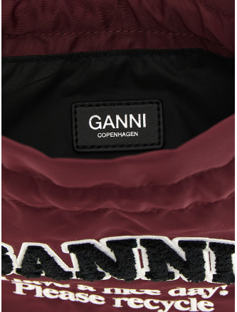 Ручная сумка GANNI 'Ganni Logo' (B301035208H) #