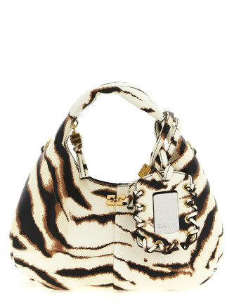 Сумка через плечо GANNI 'Mini Hobo Zebra'