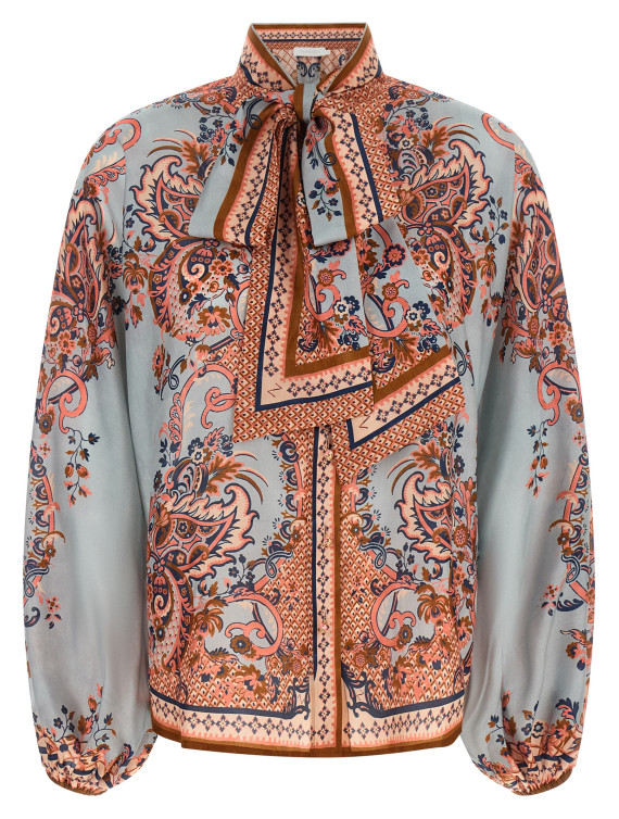 Рубашка, блузка ZIMMERMANN 'Aster' (4461TSS261BLUPF) #1