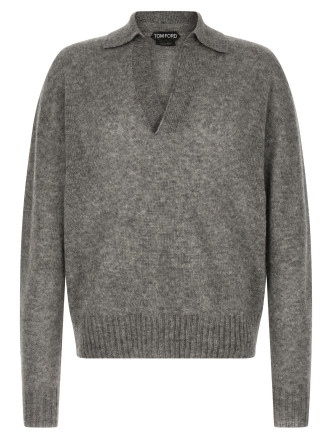 Свитер, кардиган TOM FORD Cashmere and silk polo shirt
