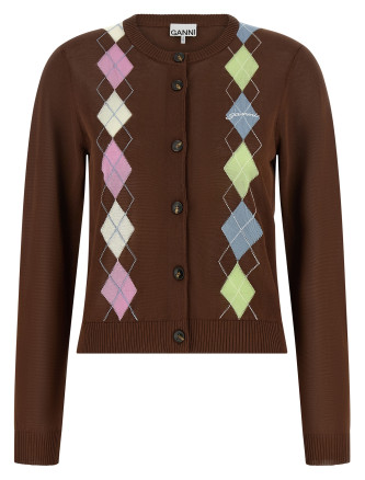 'Argyle' cardigan