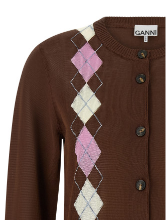 Свитер, кардиган GANNI 'Argyle' (A116000905H) #