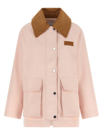 Повседневная куртка GANNI Twill jacket
