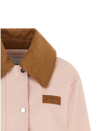 Повседневная куртка GANNI Twill jacket (A1010227065) #