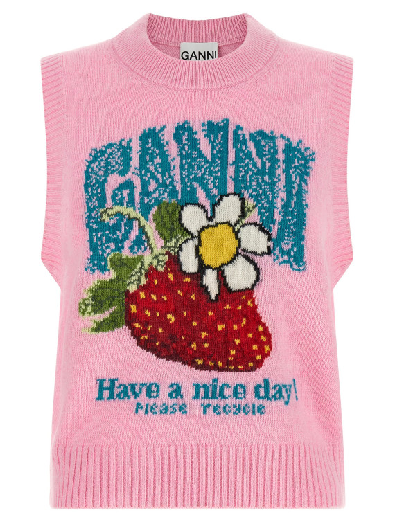 Топ GANNI 'Strawberry' (A1180011868) #1