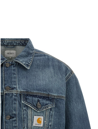 Джинсовая куртка CARHARTT WIP 'Helston' (I03335201EJ) #
