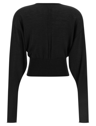 Повседневный топ RICK OWENS 'V Cropped' (RP02F5665M09) #