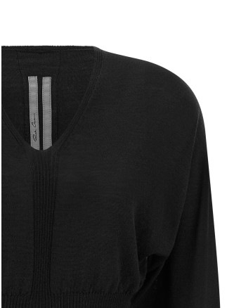 Повседневный топ RICK OWENS 'V Cropped' (RP02F5665M09) #