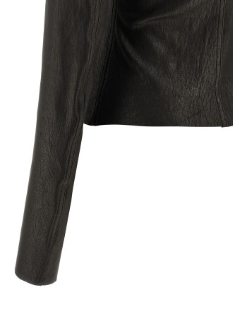 Кожаная куртка RICK OWENS 'Gary' (RP02F5701LSV09) #
