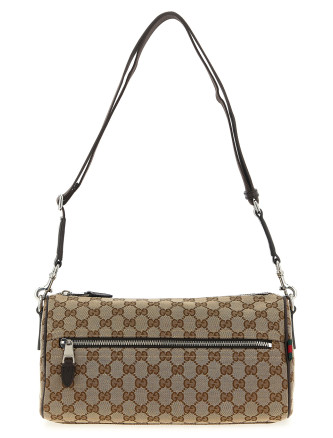 Сумка через плечо GUCCI Small GG cylindrical shoulder strap