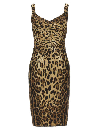 Платье DOLCE & GABBANA 'Leopardo'