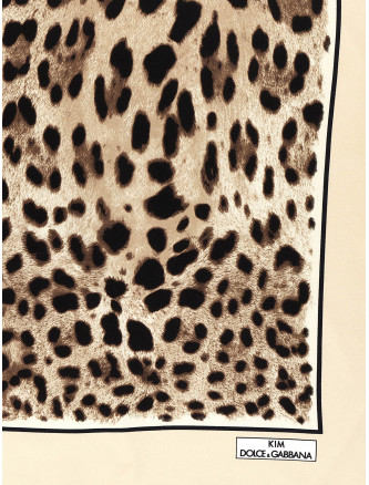 Шарф, платок DOLCE & GABBANA 'Leopardo' (FN090RGDBQJH213M) #