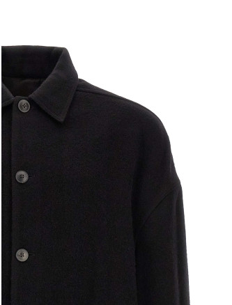 Пальто, тренч RICK OWENS 'Buttoned Brad' (RU02F4970WBD09) #