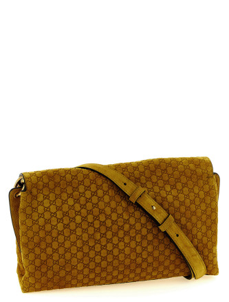 Сумка на плечо GUCCI GG medium suede shoulder bag (857622AAF0P7702) #