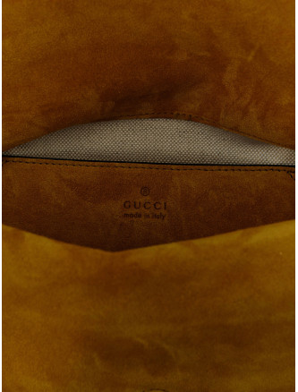 Сумка на плечо GUCCI GG medium suede shoulder bag (857622AAF0P7702) #