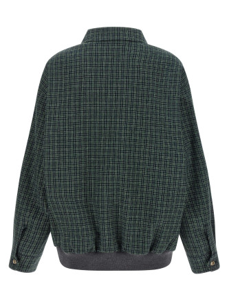 Повседневная куртка MIU Check cotton blouson (ML1569SOOO6210F0V9D) #